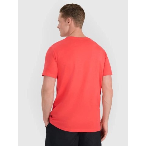 T-shirt regular z nadrukiem męski 4F 4FWSS25TTSHM1984-63S 4f
