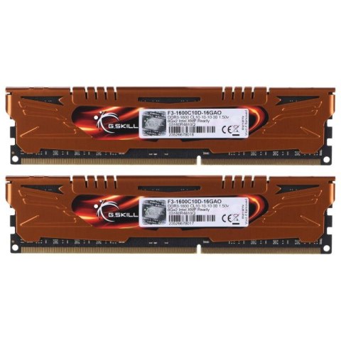 G.SKILL ARES DDR3 2X8GB 1600MHZ CL10 XMP LOW PROFILE F3-1600C10D-16GAO G.SKILL