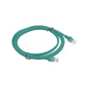 PATCHCORD KAT.6 UTP 3M ZIELONY FLUKE PASSED LANBERG 10-PACK Lanberg