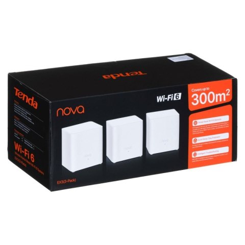 Tenda EX3 3-Pack AX1500 System Mesh Wi-Fi 6 (trzypak) Tenda