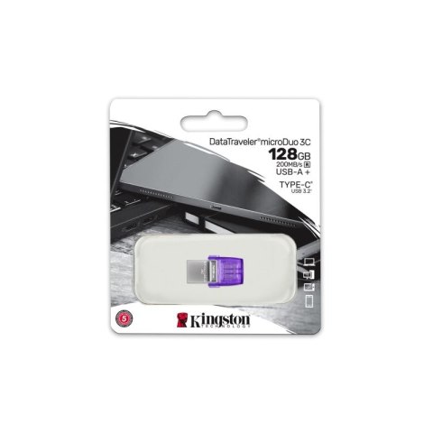 KINGSTON FLASH 128GB USB 3.2 DataTraveler microDuo 3C Kingston