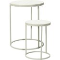 ZESTAW 2 STOLIKI KAWOWE BLAT DREWNIANY Excellent houseware