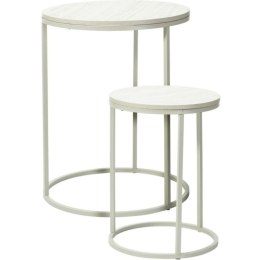 ZESTAW 2 STOLIKI KAWOWE BLAT DREWNIANY Excellent houseware
