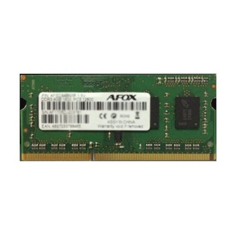AFOX SO-DIMM DDR3 8GB 1600MHZ AFSD38BK1P AFOX
