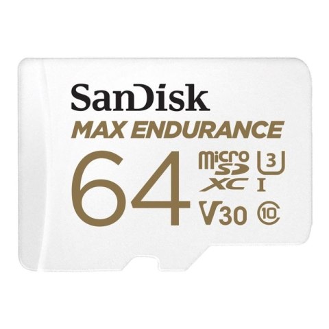 KARTA SANDISK MAX ENDURANCE microSDXC 64GB z adapterem Hikvision