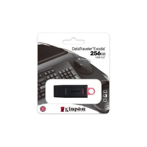 KINGSTON FLASH 256GB USB3.2 Gen1 DataTraveler Exodia (B+P) Kingston