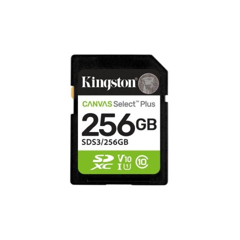 KINGSTON SDXC 256GB Canvas Select Plus Gen3 150MB/s Select