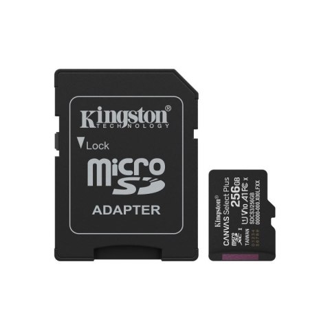 KINGSTON microSDXC 256GB Canvas Select Plus 3 + ADP Select