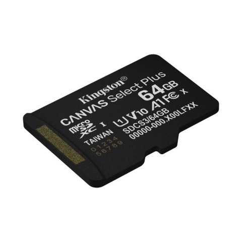 KINGSTON microSDXC 64GB Canvas Select Plus 3 + ADP Select