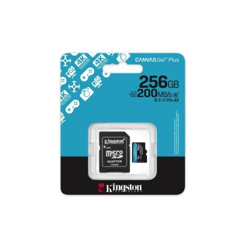 KINGSTON microSDXC Canvas Go Plus 256GB + Adapter Kingston