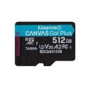 KINGSTON microSDXC Canvas Go Plus 512GB + Adapter Hikvision