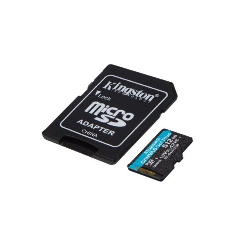 KINGSTON microSDXC Canvas Go Plus 512GB + Adapter Hikvision