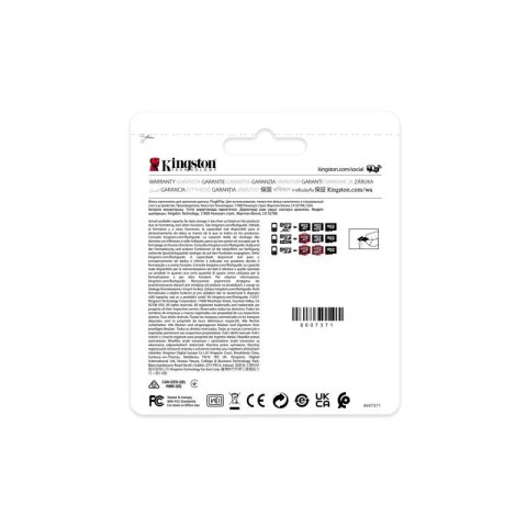 KINGSTON microSDHC 16GB Industrial C10 A1 pSLC Card Kingston