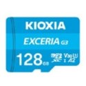 KIOXIA Exceria Plus 128GB microSD G2 UHS I U3 V30 with adapter KIOXIA