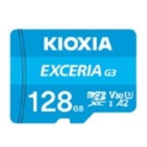 KIOXIA Exceria Plus 128GB microSD G2 UHS I U3 V30 with adapter KIOXIA