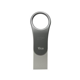 Pendrive Silicon Power Mobile C80 16GB USB 3.1/Type-C Silver Silicon Power