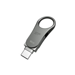 Pendrive Silicon Power Mobile C80 16GB USB 3.1/Type-C Silver Silicon Power