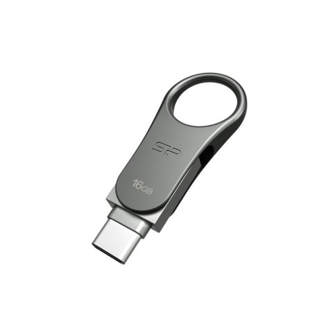 Pendrive Silicon Power Mobile C80 16GB USB 3.1/Type-C Silver Silicon Power
