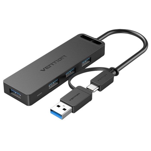 Hub 5w1 USB 3.0 Vention z adapterem USB-C do USB-A Vention