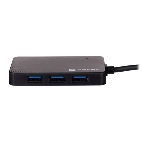 Hub NATEC Moth NHU-1342 (4x USB 3.0; kolor czarny) NATEC