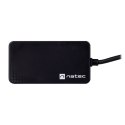 Hub NATEC Moth NHU-1342 (4x USB 3.0; kolor czarny) NATEC