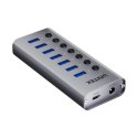 UNITEK HUB USB-A 3.0 7W1, 5GBPS Z PRZEŁĄCZNIKIEM Unitek