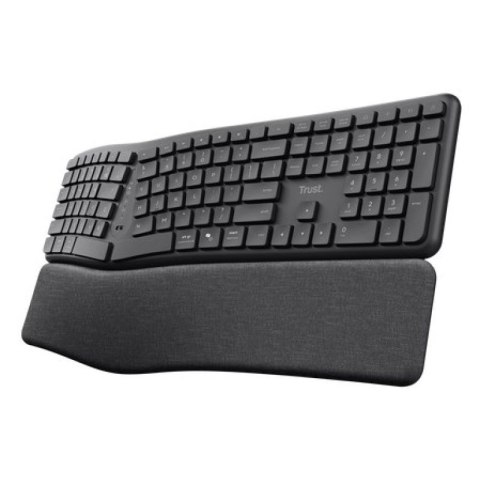 Klawiatura ergonomiczna TRUST Keyra multidevice wireless Trust