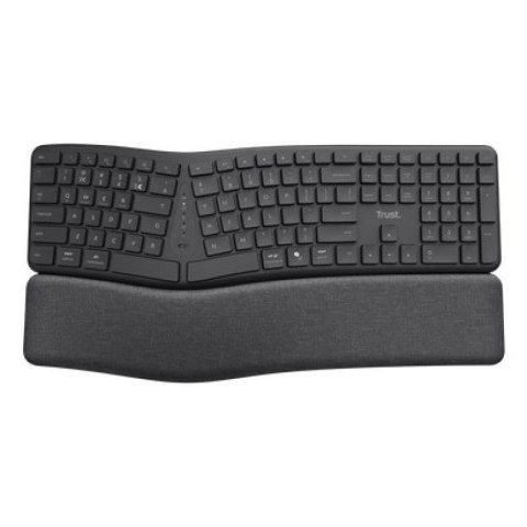 Klawiatura ergonomiczna TRUST Keyra multidevice wireless Trust
