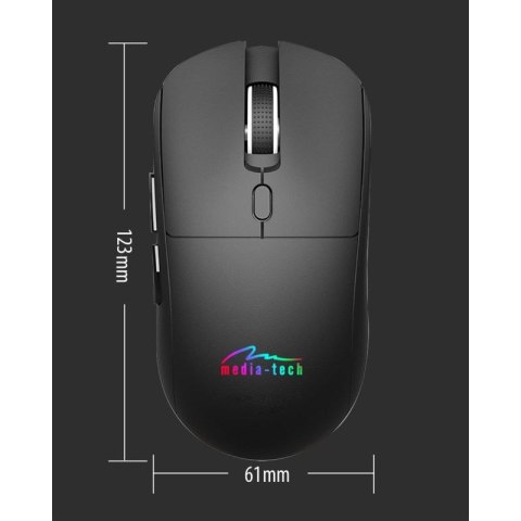 MEDIA-TECH MYSZ DUAL BT/RF SILENT&RECHARGE MT1124 Media tech