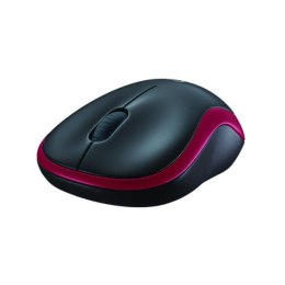 Mysz bezprzewodowa Logitech M185 910-002237 (optyczna; 1000 DPI; kolor czerwony) Logitech