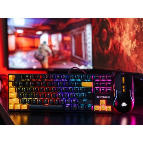 TRACER GAMEZONE ZESTAW KLAWIATURA+MYSZ HORNET87 USB Tracer
