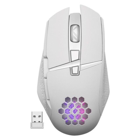 DEFENDER MYSZ GM-514 GLORY OPTIC RF RGB 3200DPI 7P BIAŁA 52513 DEFENDER