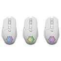 DEFENDER MYSZ GM-514 GLORY OPTIC RF RGB 3200DPI 7P BIAŁA 52513 DEFENDER