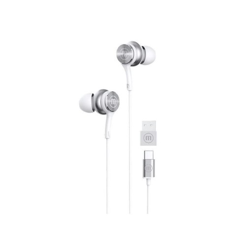 MAXELL XC1 Słuchawki przewodowe USB-C connector białe Maxell