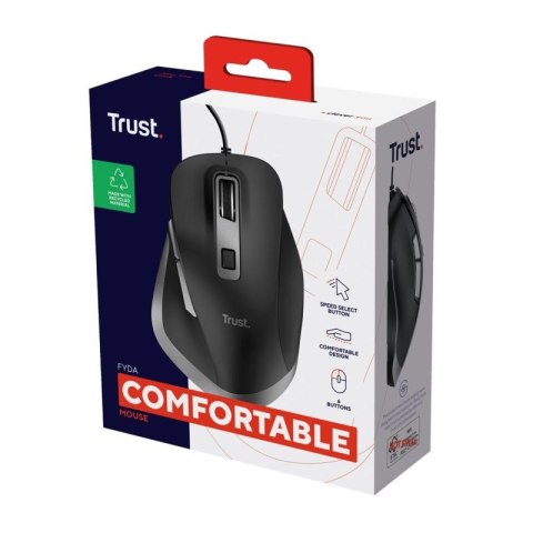 Mysz TRUST FYDA Wired ECO Trust