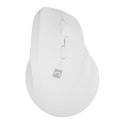 NATEC MYSZ WERTYKALNA CRAKE 2 BEZPRZEWODOWA 2400DPI BT 5.2 +2.4GHZ BIAŁA NATEC