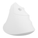 NATEC MYSZ WERTYKALNA CRAKE 2 BEZPRZEWODOWA 2400DPI BT 5.2 +2.4GHZ BIAŁA NATEC