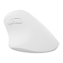 NATEC MYSZ WERTYKALNA CRAKE 2 BEZPRZEWODOWA 2400DPI BT 5.2 +2.4GHZ BIAŁA NATEC