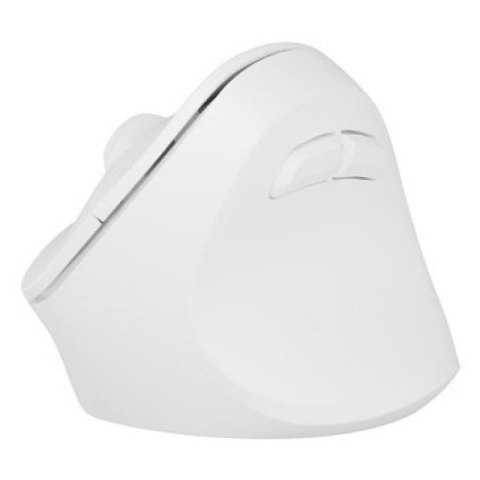 NATEC MYSZ WERTYKALNA CRAKE 2 BEZPRZEWODOWA 2400DPI BT 5.2 +2.4GHZ BIAŁA NATEC