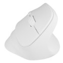 NATEC MYSZ WERTYKALNA CRAKE 2 BEZPRZEWODOWA 2400DPI BT 5.2 +2.4GHZ BIAŁA NATEC