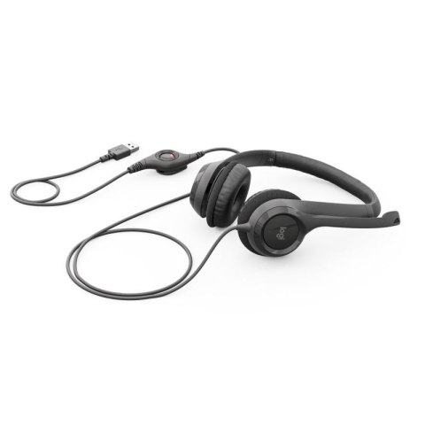 Słuchawki Logitech H390 981-000406 (kolor czarny) Logitech