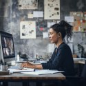 Słuchawki douszne bezprzewodowe Epos Adapt E1, scandinavian black EPOS
