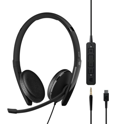 Słuchawki nauszne przewodowe Epos Adapt 165T USB-C II EPOS
