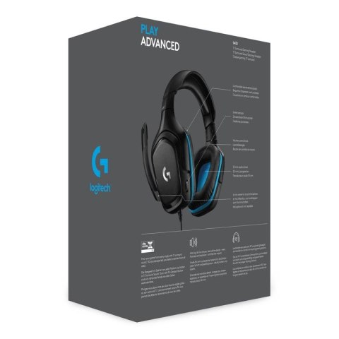 Słuchawki z mikrofonem Logitech 981-000770 (kolor czarny) Logitech