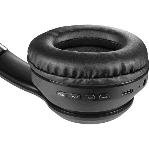 DEFENDER SŁUCHAWKI BLUETOOTH FREEMOTION B571 CZARNE LED DEFENDER