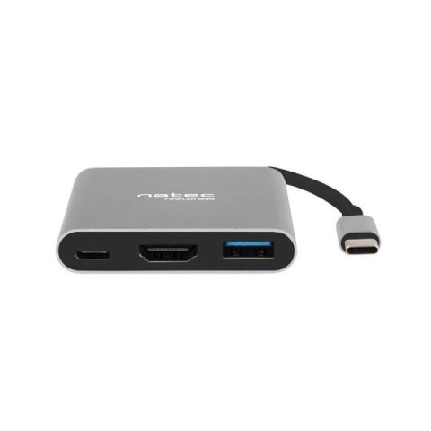 NATEC MULTI PORT FOWLER MINI (USB-C PD, USB 3.0, HDMI 4K) NMP-1607 NATEC
