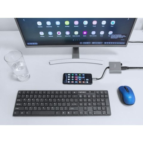 NATEC MULTI PORT FOWLER MINI (USB-C PD, USB 3.0, HDMI 4K) NMP-1607 NATEC