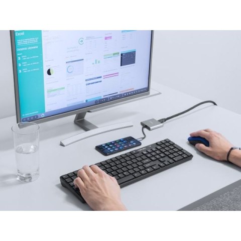 NATEC MULTI PORT FOWLER MINI (USB-C PD, USB 3.0, HDMI 4K) NMP-1607 NATEC