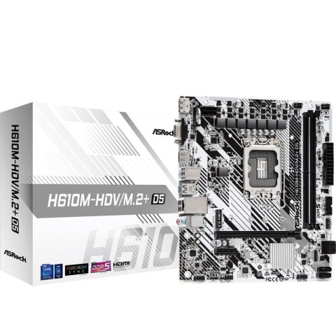 Płyta główna Asrock H610M-HDV/M.2+ D5 Asrock