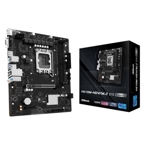 Płyta główna Asrock H610M-HDV/M.2 D5 GEN5 Asrock